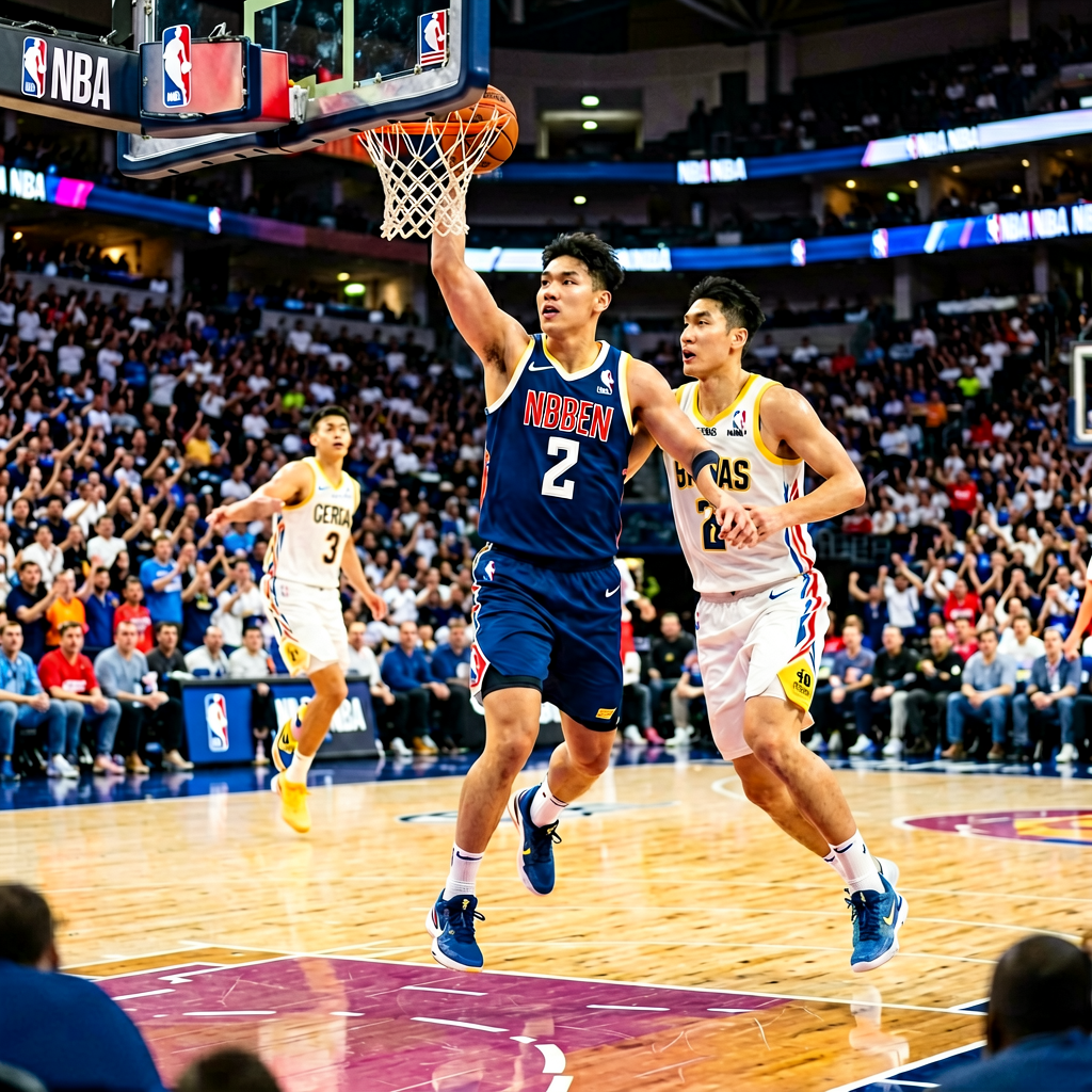NBA篮球联赛比赛现场
